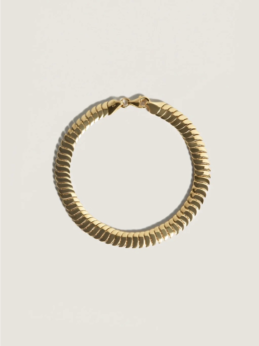 Kinn Studio Cobra Link Chain Bracelet 14K Yellow Gold